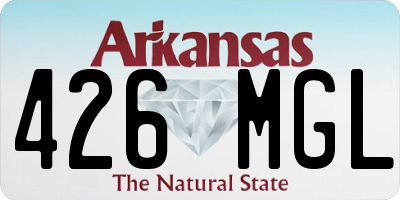 AR license plate 426MGL