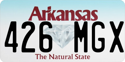 AR license plate 426MGX