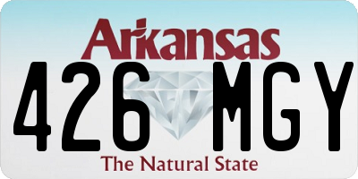 AR license plate 426MGY