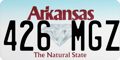 AR license plate 426MGZ