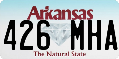 AR license plate 426MHA