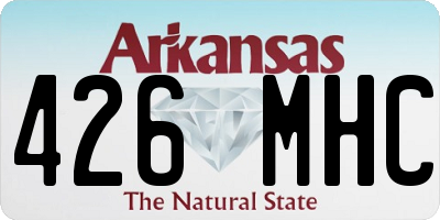 AR license plate 426MHC