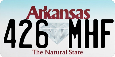 AR license plate 426MHF