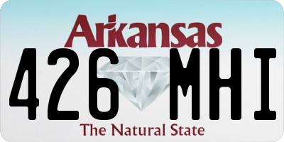 AR license plate 426MHI