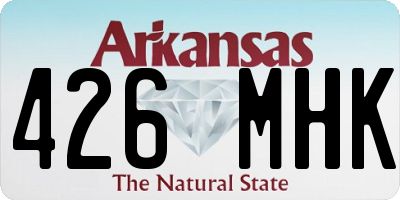 AR license plate 426MHK