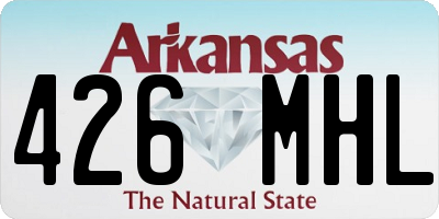 AR license plate 426MHL