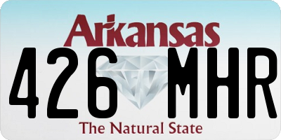 AR license plate 426MHR