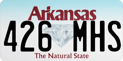 AR license plate 426MHS