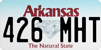 AR license plate 426MHT
