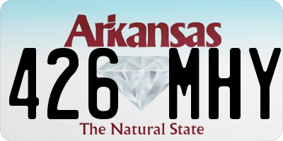 AR license plate 426MHY
