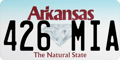 AR license plate 426MIA
