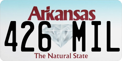 AR license plate 426MIL