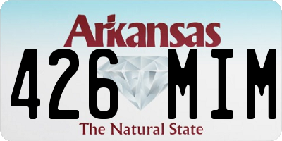 AR license plate 426MIM