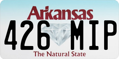 AR license plate 426MIP