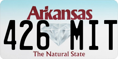 AR license plate 426MIT