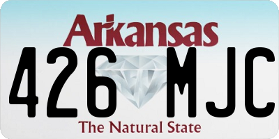 AR license plate 426MJC