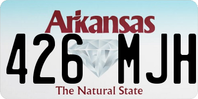 AR license plate 426MJH