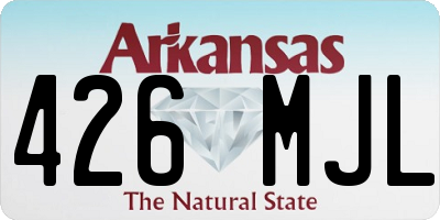 AR license plate 426MJL