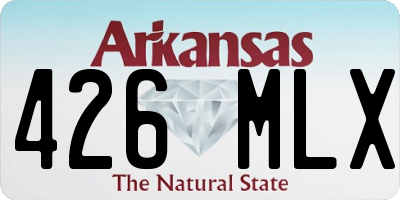 AR license plate 426MLX