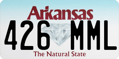 AR license plate 426MML