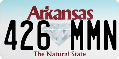 AR license plate 426MMN