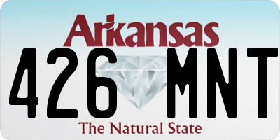 AR license plate 426MNT
