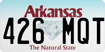 AR license plate 426MQT