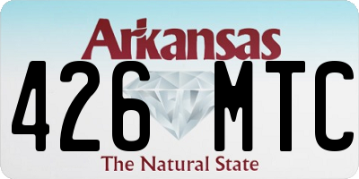 AR license plate 426MTC