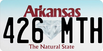 AR license plate 426MTH
