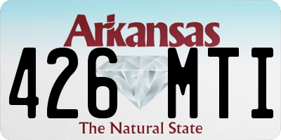 AR license plate 426MTI