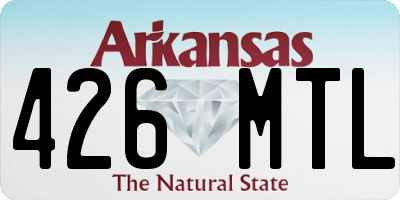AR license plate 426MTL