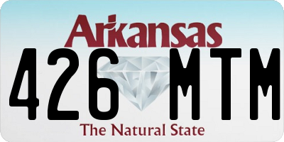 AR license plate 426MTM