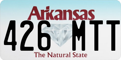 AR license plate 426MTT