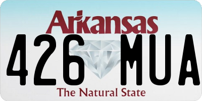 AR license plate 426MUA