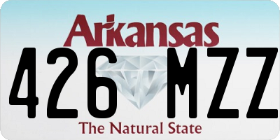AR license plate 426MZZ