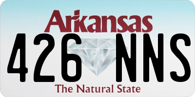 AR license plate 426NNS