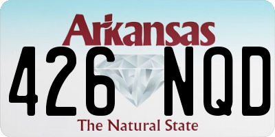 AR license plate 426NQD