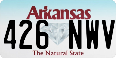 AR license plate 426NWV