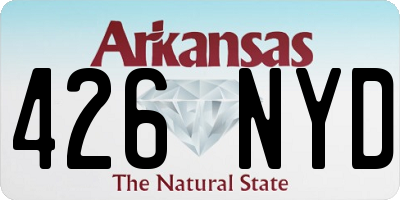 AR license plate 426NYD
