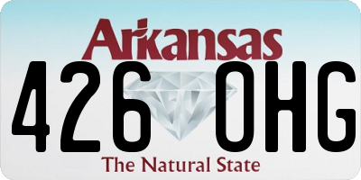 AR license plate 426OHG