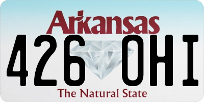 AR license plate 426OHI