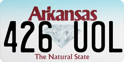 AR license plate 426UOL