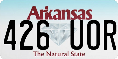 AR license plate 426UOR