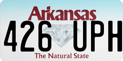 AR license plate 426UPH