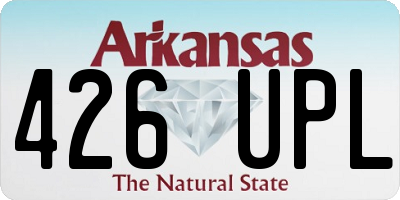 AR license plate 426UPL