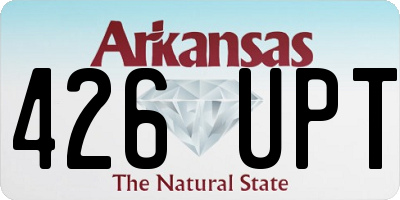 AR license plate 426UPT