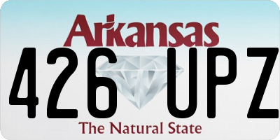 AR license plate 426UPZ