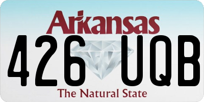 AR license plate 426UQB