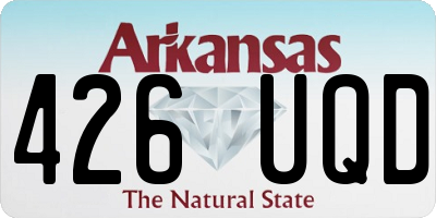 AR license plate 426UQD