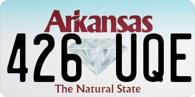 AR license plate 426UQE